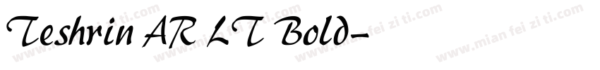 Teshrin AR LT Bold字体转换